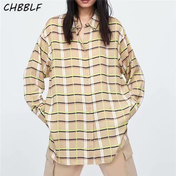 women's blouses & shirts chbblf women plaid loose blouse long sleeve shirt female casual basic stylish blusas cfc8979, White
women's blouses & shirts chbblf women plaid loose blouse long sleeve shirt female casual basic stylish blusas cfc8979, White