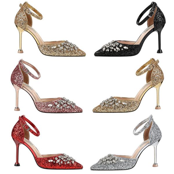 original dress shoes fashion high heels for women party wedding triple black nude yellow pink glitter spikes pointed sequined rhinestone gen
original dress shoes fashion high heels for women party wedding triple black nude yellow pink glitter spikes pointed sequined rhinestone gen