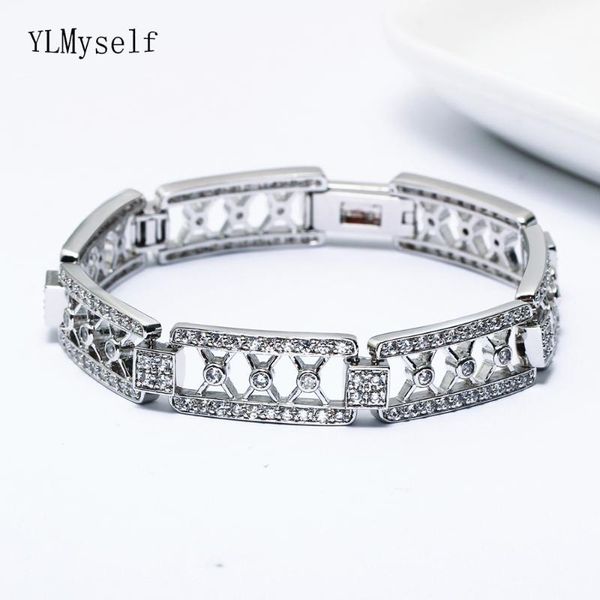 link, chain 18.5cm long bracelets clear crystal stones trendy rectangle jewelry white jewellery hollow bracelet & bangle for women, Black
link, chain 18.5cm long bracelets clear crystal stones trendy rectangle jewelry white jewellery hollow bracelet & bangle for women, Black