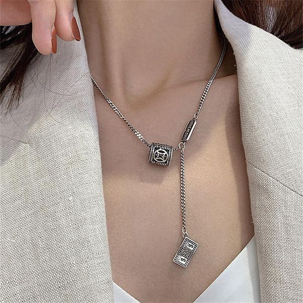 pendant necklaces ins style necklace fashion simple european and american hip hop men women accessories sweater chain, Silver
pendant necklaces ins style necklace fashion simple european and american hip hop men women accessories sweater chain, Silver