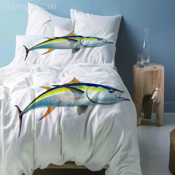 bedding sets fish printing set duvet cover 2/3 piece bedspreads ocean animals kids bed home textiles drop
bedding sets fish printing set duvet cover 2/3 piece bedspreads ocean animals kids bed home textiles drop