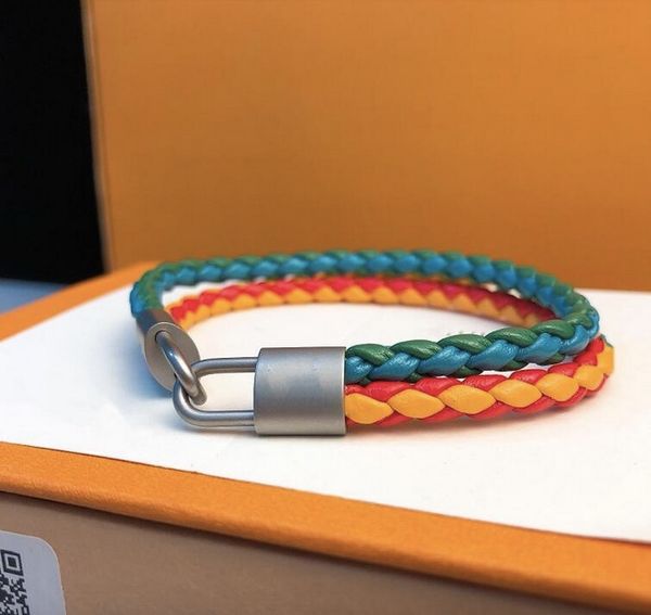 2022 fashion lovers jewelry 8styles design bracelets lock pendant bangle rope titanium steel bracelet for men and women good gift, Black
2022 fashion lovers jewelry 8styles design bracelets lock pendant bangle rope titanium steel bracelet for men and women good gift, Black