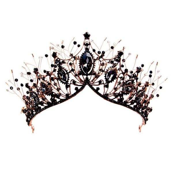 hair clips & barrettes 1pc baroque style bridal crown headwear wedding headdress bronze and black, Golden;silver 
hair clips & barrettes 1pc baroque style bridal crown headwear wedding headdress bronze and black, Golden;silver