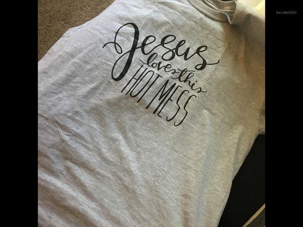 women's t-shirt jesus loves this mess christian women cute fashion tumblr summer casual camiseta beautiful tees- k275, White
women's t-shirt jesus loves this mess christian women cute fashion tumblr summer casual camiseta beautiful tees- k275, White