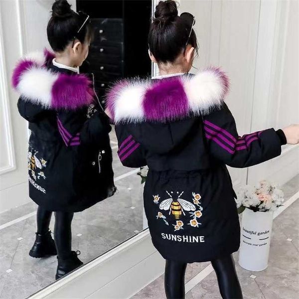 children's jacket for girls winter long coat overcoat fur collar warm down cotton kids clothes girl hooded 4-12yrs 211203, Blue;gray
children's jacket for girls winter long coat overcoat fur collar warm down cotton kids clothes girl hooded 4-12yrs 211203, Blue;gray