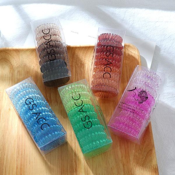 hair accessories 9 pcs girl candy color rubber band ladies gradient colour phone cord ring, Slivery;white
hair accessories 9 pcs girl candy color rubber band ladies gradient colour phone cord ring, Slivery;white