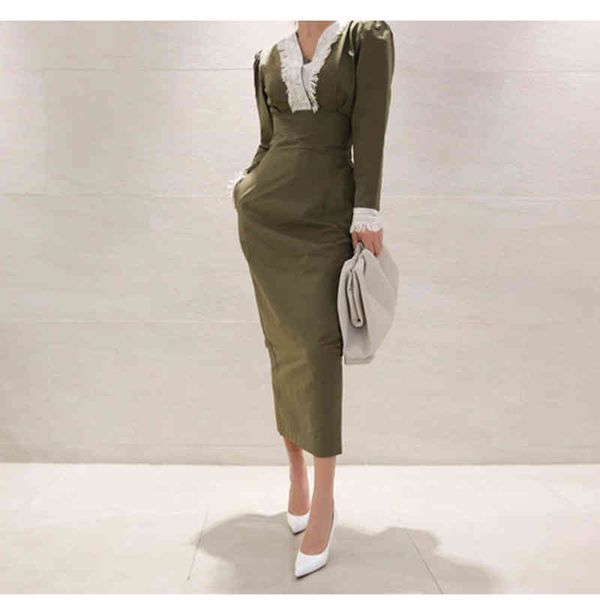 dresses women vintage party midi long sleeve lace collar solid casual elegant spring fashion x1sj d95h, Black;gray
dresses women vintage party midi long sleeve lace collar solid casual elegant spring fashion x1sj d95h, Black;gray
