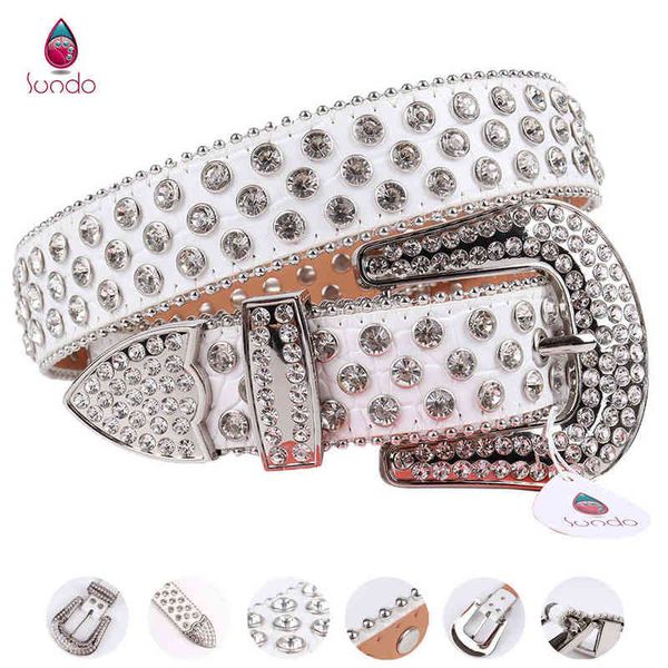 2021 all white rhinestones belt for jeans designer luxury womens belts removable pin buckle diamond studded gothic waist belt aa220312, Black;brown
2021 all white rhinestones belt for jeans designer luxury womens belts removable pin buckle diamond studded gothic waist belt aa220312, Black;brown
