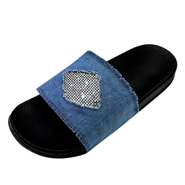 slippers womens fashion casual denim crystal open toe outdoor beach shoes word drag indoor non-slip flip flops#311, Black
slippers womens fashion casual denim crystal open toe outdoor beach shoes word drag indoor non-slip flip flops#311, Black