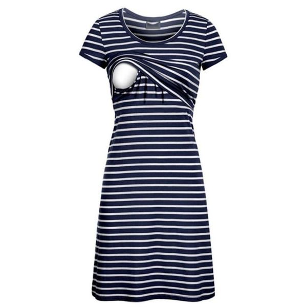 maternity nursing dress striped breastfeeding clothes pregnancy clothing feeding for pregnant women dresses, White
maternity nursing dress striped breastfeeding clothes pregnancy clothing feeding for pregnant women dresses, White