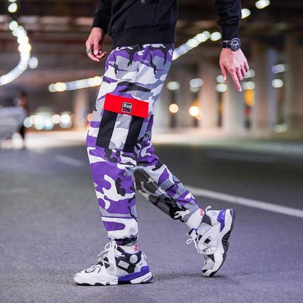 purple camouflage straps cargo women pant multi pockets baggy harem jogger hip hop male casual streetwear trousers mens, Black
purple camouflage straps cargo women pant multi pockets baggy harem jogger hip hop male casual streetwear trousers mens, Black