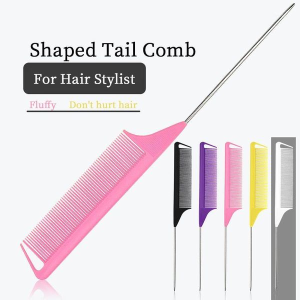 steel needle tail comb anti-static hair dye brush barber shop salon hairdresser styling tool brushes1, Silver
steel needle tail comb anti-static hair dye brush barber shop salon hairdresser styling tool brushes1, Silver