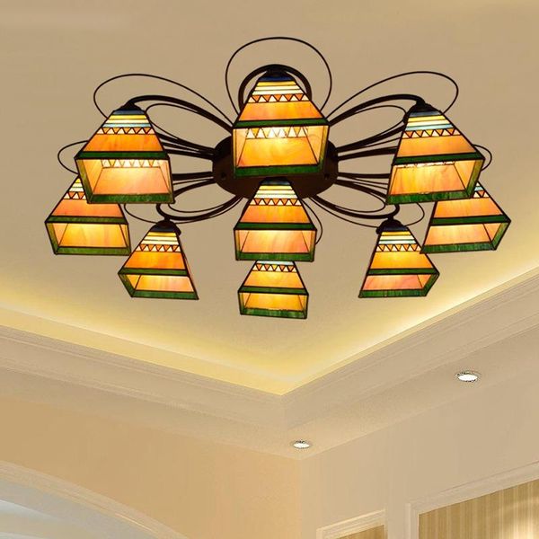 ceiling lights european-style simple mediterranean creative tiffany colored glass living room dining bedroom multi-head
ceiling lights european-style simple mediterranean creative tiffany colored glass living room dining bedroom multi-head
