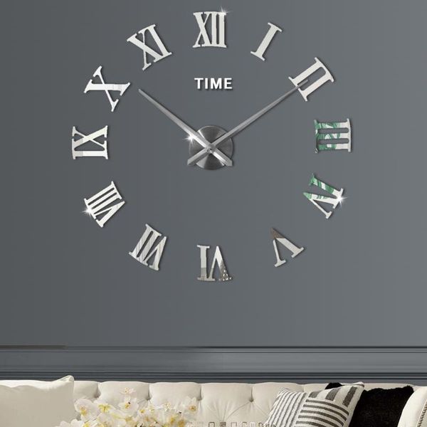 large numerals living room decor wall clock sticker acrylic mirror big kitchen modern design roman clocks
large numerals living room decor wall clock sticker acrylic mirror big kitchen modern design roman clocks