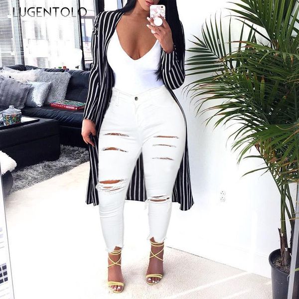 lugentolo jeans women's hole casual pants early spring white solid tight high waist trousers female street long pencil, Blue
lugentolo jeans women's hole casual pants early spring white solid tight high waist trousers female street long pencil, Blue