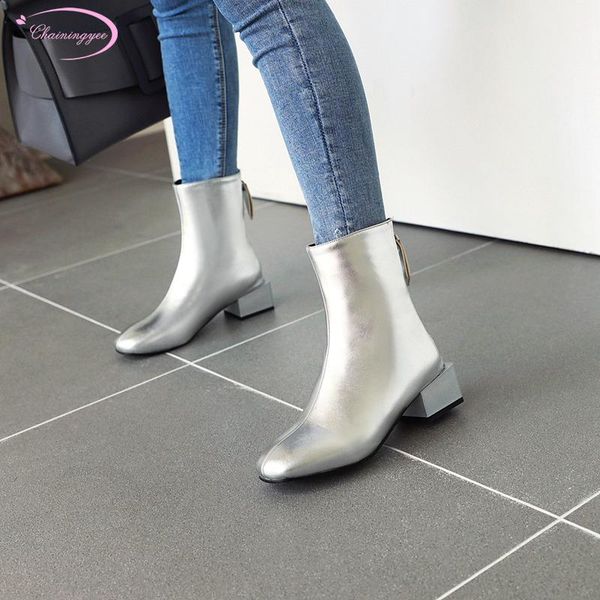 boots nightclub style round toe ankle fashion glitter zipper black silver medium heel chunky motorcycle women's shoes
boots nightclub style round toe ankle fashion glitter zipper black silver medium heel chunky motorcycle women's shoes