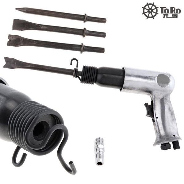 pneumatic tools toro 190mm professional handheld pistol gas shovels air hammer small rust remover with 4 chisels accessories
pneumatic tools toro 190mm professional handheld pistol gas shovels air hammer small rust remover with 4 chisels accessories