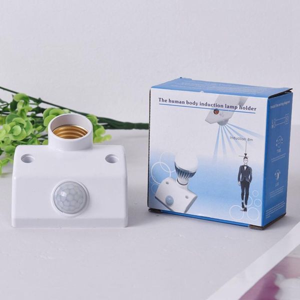 safe led bulb holder infrared smart home motion sensor lamp socket switch for corridor power saving white bathroom e27 control
safe led bulb holder infrared smart home motion sensor lamp socket switch for corridor power saving white bathroom e27 control