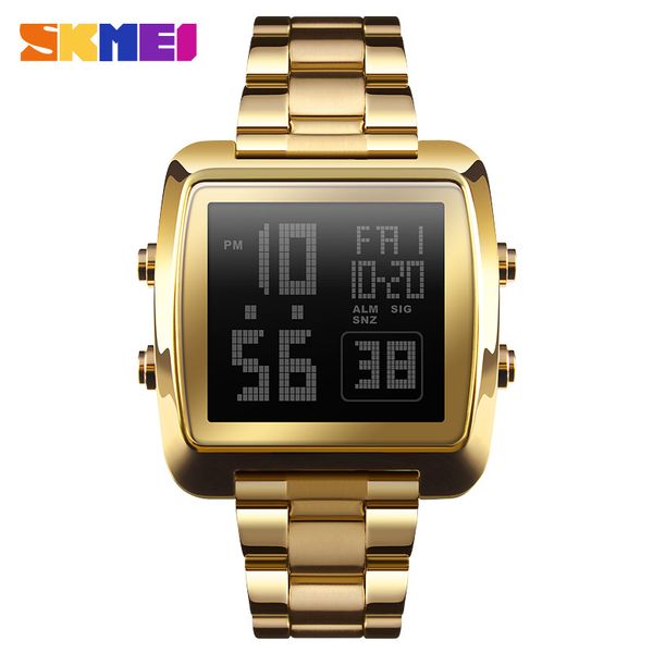 skmei casual style sports men's watch full steel waterproof electronic led digital wrist watches fashion clock male relogio x0524, Slivery;brown
skmei casual style sports men's watch full steel waterproof electronic led digital wrist watches fashion clock male relogio x0524, Slivery;brown