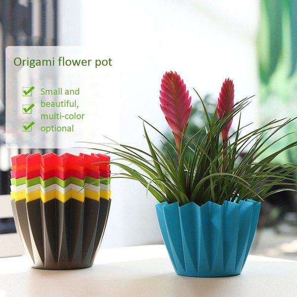 planters & pots origami flower pot gardening decoration creative plant cachepot for flowers plastic resin vases
planters & pots origami flower pot gardening decoration creative plant cachepot for flowers plastic resin vases