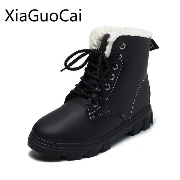 boots fur winter warm women plus velvet ladies snow waterproof high shoes, Black
boots fur winter warm women plus velvet ladies snow waterproof high shoes, Black