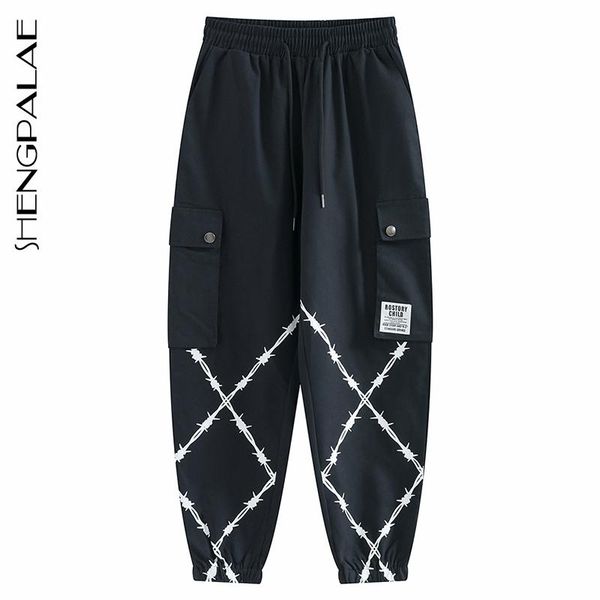 women's pants & capris shengpalae 2021 fashion summer vintage sweatpants harajuku casual loose overalls high waisted straight black har, Black;white
women's pants & capris shengpalae 2021 fashion summer vintage sweatpants harajuku casual loose overalls high waisted straight black har, Black;white