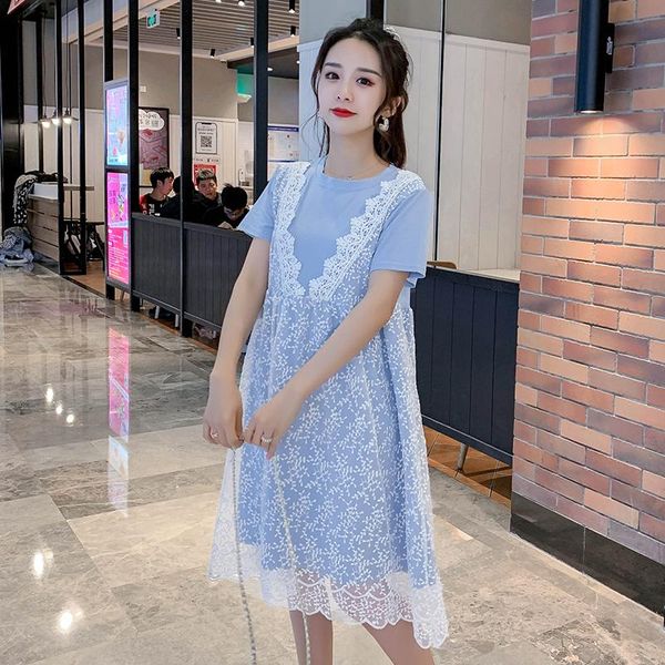 maternity dresses 12766# clothes summer short sleeves easy matching loose lace decoration dress pregnant women pregnancy, White
maternity dresses 12766# clothes summer short sleeves easy matching loose lace decoration dress pregnant women pregnancy, White
