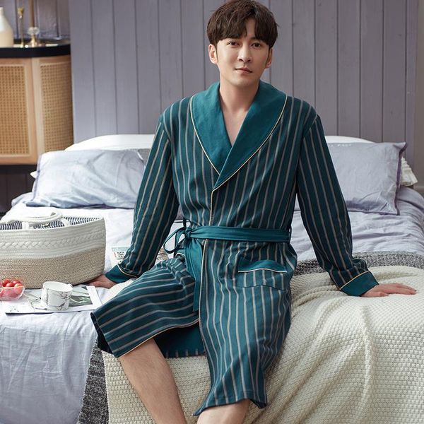 men's sleepwear men cotton kimono bathrobe turn-down collar nightwear with pocket loose robe gown intimate lingerie homewear large size, Black;brown
men's sleepwear men cotton kimono bathrobe turn-down collar nightwear with pocket loose robe gown intimate lingerie homewear large size, Black;brown
