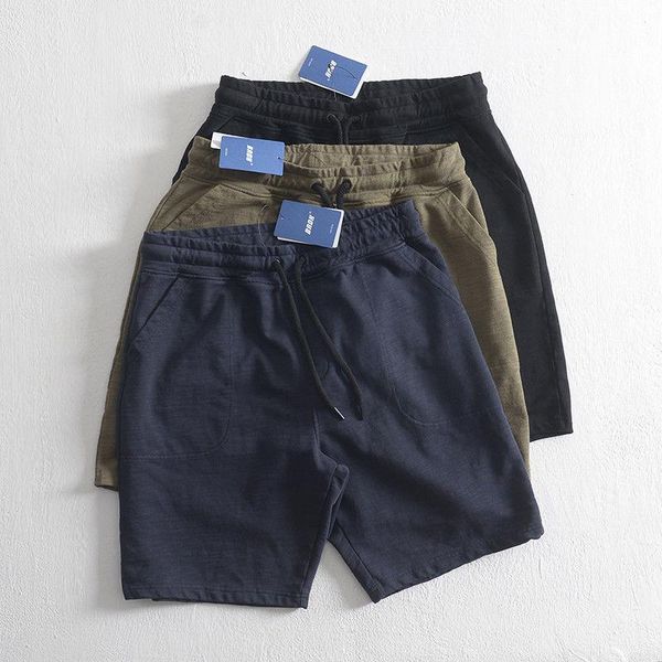 men's shorts ninibeibei summer loose straight sports casual capris japanese simple pure color slubby cotton beach pants, White;black
men's shorts ninibeibei summer loose straight sports casual capris japanese simple pure color slubby cotton beach pants, White;black