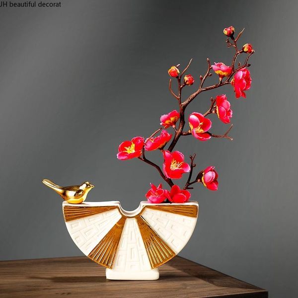 vases gilded ceramic vase golden bird creative dried flower arrangement accessories crafts living room decoration
vases gilded ceramic vase golden bird creative dried flower arrangement accessories crafts living room decoration
