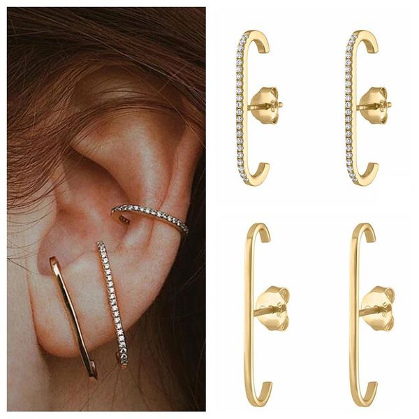 stud aide single row cz crystal zircon earrings for women 925 sterling silver european and american fashion jewelry, Golden;silver
stud aide single row cz crystal zircon earrings for women 925 sterling silver european and american fashion jewelry, Golden;silver