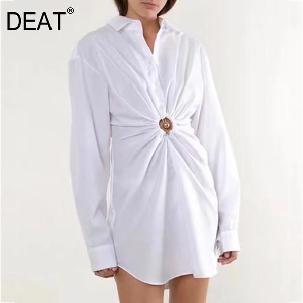 women's blouses & shirts my own well-equipped metal decorative wrinkles on waist hollowed-out makes me look slim and versatile medium-l, White
women's blouses & shirts my own well-equipped metal decorative wrinkles on waist hollowed-out makes me look slim and versatile medium-l, White