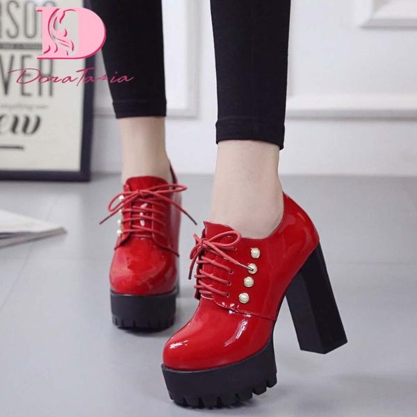 doratasia new fashion female 2021 spring platform pumps thick high heels shoelace pumps women office daily shoes woman, Black
doratasia new fashion female 2021 spring platform pumps thick high heels shoelace pumps women office daily shoes woman, Black