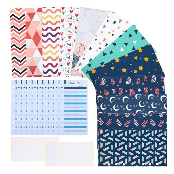 gift wrap 24 pieces budget envelopes and expense sheets reusable for cash planner system, coupon organizer, with stickers
gift wrap 24 pieces budget envelopes and expense sheets reusable for cash planner system, coupon organizer, with stickers