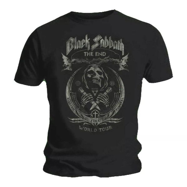 official black sabbath t shirt the end mushroom black classic rock metal band, White;black
official black sabbath t shirt the end mushroom black classic rock metal band, White;black