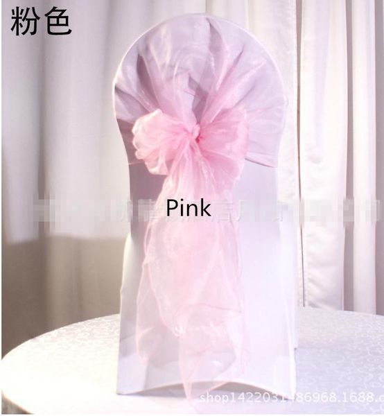 50pcs pink chair sashe bow chair 65cm*275cm(25" x 108") wedding party organza sheer sashes fashion decorations
50pcs pink chair sashe bow chair 65cm*275cm(25" x 108") wedding party organza sheer sashes fashion decorations