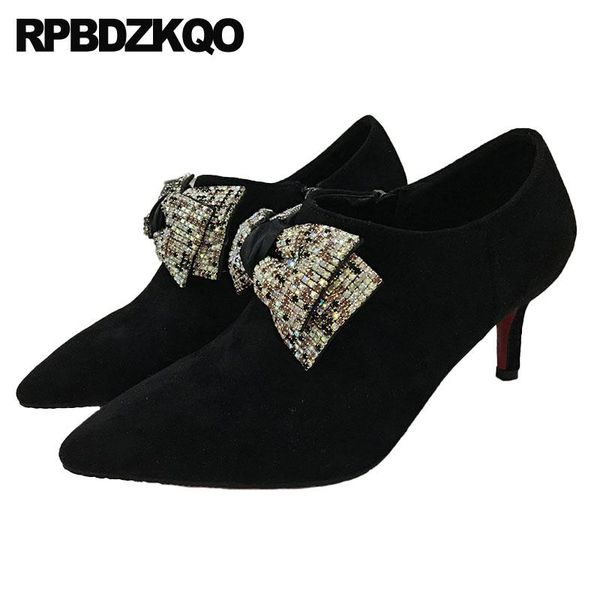 dress shoes pumps bow black thin women ankle boots suede female crystal high heels luxury scarpin diamond pointed toe jewel rhinestone
dress shoes pumps bow black thin women ankle boots suede female crystal high heels luxury scarpin diamond pointed toe jewel rhinestone