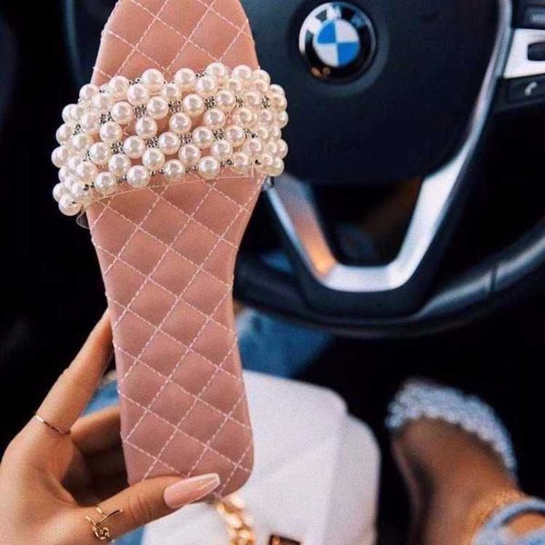 large Casual shoes 2021 summer size women's fashion pearl sandals square flat slippers ZLHS 1 2DYY, Blue
large Casual shoes 2021 summer size women's fashion pearl sandals square flat slippers ZLHS 1 2DYY, Blue