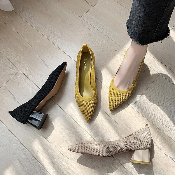 dress shoes 2021 women pumps spring summer stretchy fabric med chunky heels slip on pointed toe work office casual daily shoe, Black
dress shoes 2021 women pumps spring summer stretchy fabric med chunky heels slip on pointed toe work office casual daily shoe, Black