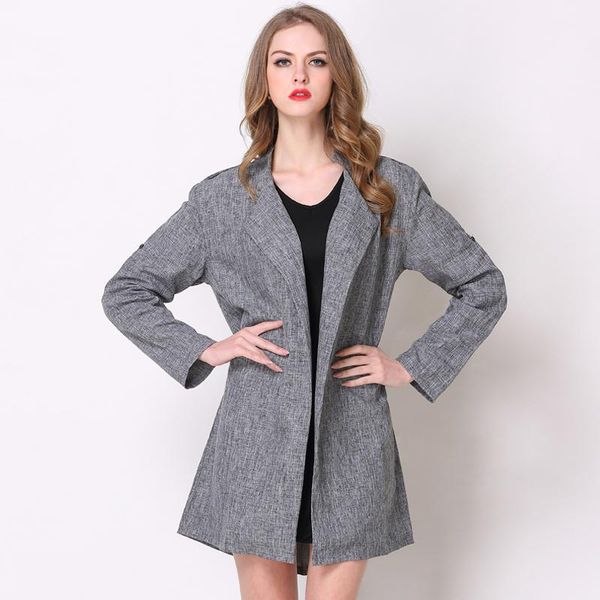 women's trench coats nice fashion women ladies coat spring autumn long sleeve turn down collar office wear thin ol cardigans 6q1866, Tan;black
women's trench coats nice fashion women ladies coat spring autumn long sleeve turn down collar office wear thin ol cardigans 6q1866, Tan;black