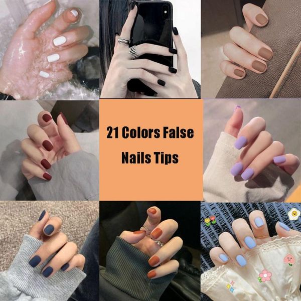 false nails 24pcs/box solid color short head matte full cover ballerina fake wearable square nail tips press on, Red;gold
false nails 24pcs/box solid color short head matte full cover ballerina fake wearable square nail tips press on, Red;gold