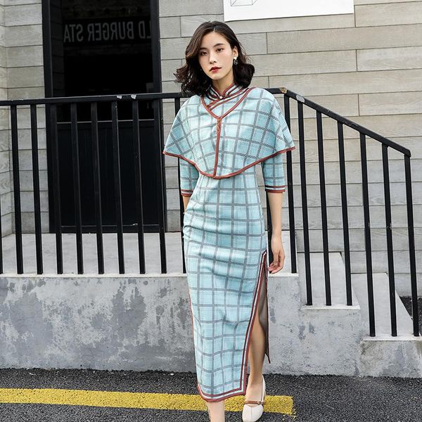 a dream of fashion improved young girl's suede long sleeve cheongsam autumn 2021 new shawl suit, Red
a dream of fashion improved young girl's suede long sleeve cheongsam autumn 2021 new shawl suit, Red