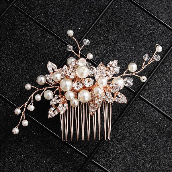 hair clips & barrettes okily gold color wedding combs crystal simulated pearls for women hairpins bridal headpiece jewelry accessories, Golden;silver
hair clips & barrettes okily gold color wedding combs crystal simulated pearls for women hairpins bridal headpiece jewelry accessories, Golden;silver
