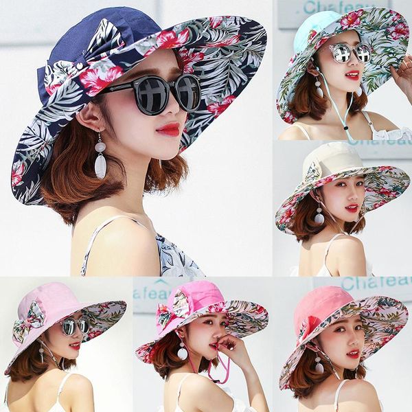 wide brim hats anti-uv sun hat for women vacation summer panama foldable bucket uv protection korean beach visor bonnet, Blue;gray
wide brim hats anti-uv sun hat for women vacation summer panama foldable bucket uv protection korean beach visor bonnet, Blue;gray
