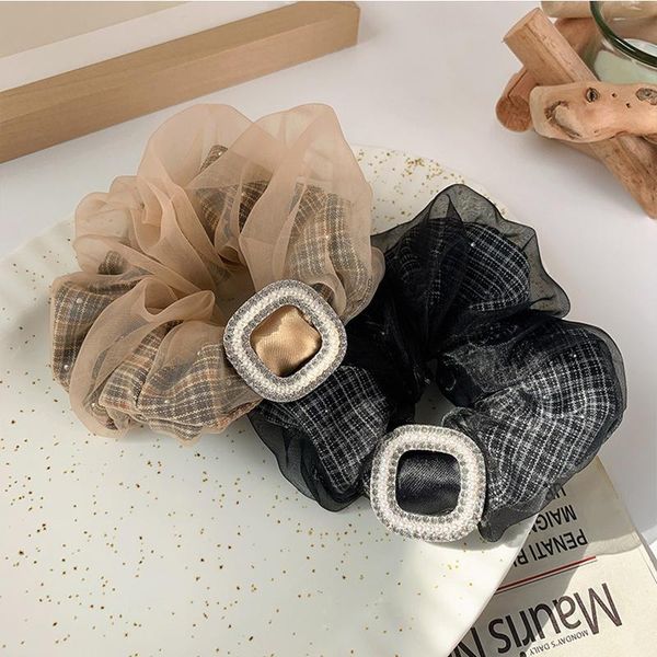 hair accessories ins fashion organza luxury large intestine ties simple brown square plaid rope for women, Slivery;white
hair accessories ins fashion organza luxury large intestine ties simple brown square plaid rope for women, Slivery;white