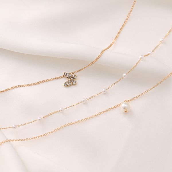 brand necklace pendant s women girls ladies chakrabeads mti-storey pearl butterfly net red minimalist small korea dongda, Silver
brand necklace pendant s women girls ladies chakrabeads mti-storey pearl butterfly net red minimalist small korea dongda, Silver