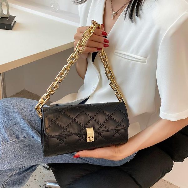 evening bags lattice pattern shoulder bag for women 2021 soft pu leather handbags female gold thick chain underarm party flap clutch
evening bags lattice pattern shoulder bag for women 2021 soft pu leather handbags female gold thick chain underarm party flap clutch