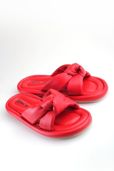 sandals puff carey red, Black 
sandals puff carey red, Black