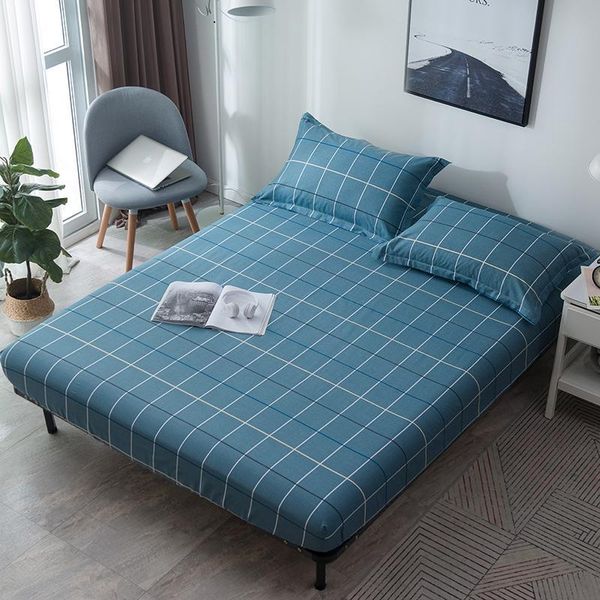 sheets & sets plaid 100%cotton bed sheet fitted with elastic band set twin queen king sze bedlinen mattress cover 2pcs case
sheets & sets plaid 100%cotton bed sheet fitted with elastic band set twin queen king sze bedlinen mattress cover 2pcs case