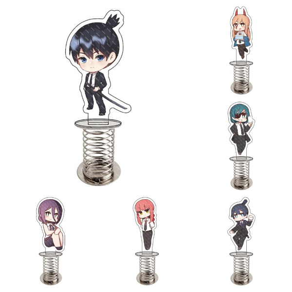 keychains anime chainsaw man makima creative spring shake fighter stand model plate toy funny transparent acrylic deskdecor gift, Silver
keychains anime chainsaw man makima creative spring shake fighter stand model plate toy funny transparent acrylic deskdecor gift, Silver